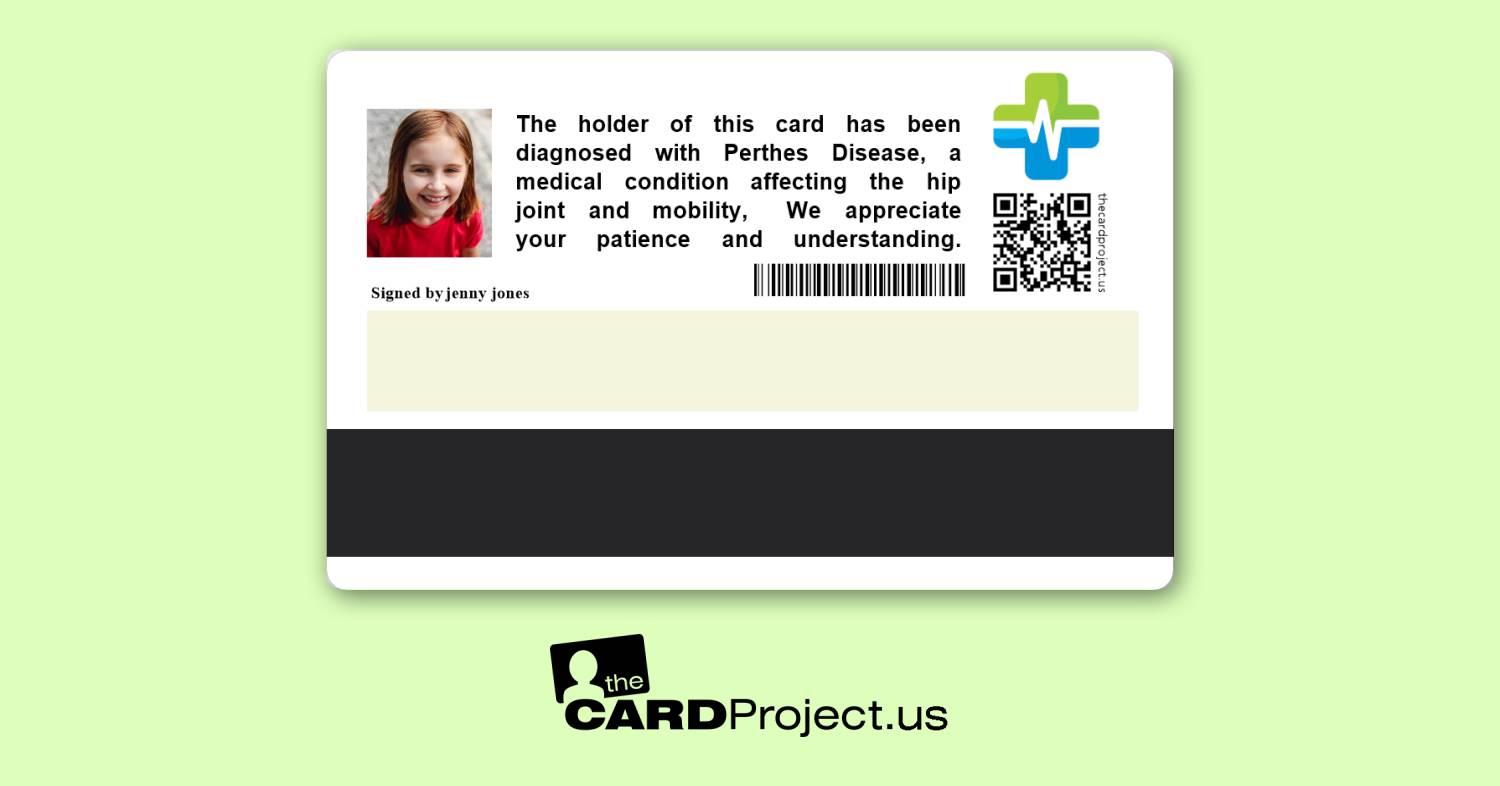 Perthes Premium Medical Card (REAR)